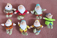 Disney beanies dwarfs